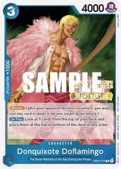 Donquixote Doflamingo - OP01-073 - P (Judge Promo) - Foil