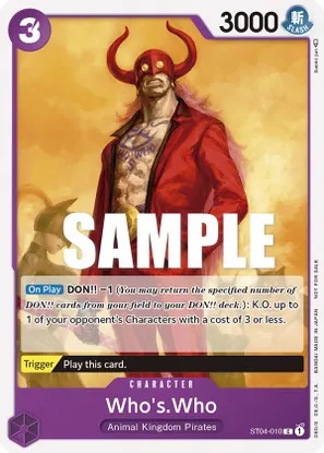 Whos Who - ST04-010 - P (Tournament Pack Vol. 3) (Participant)
