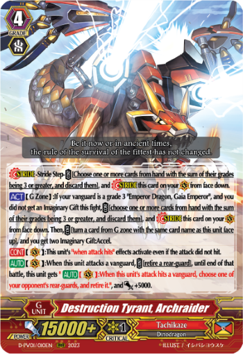Destruction Tyrant, Archraider - D-PV01/010EN - RRR