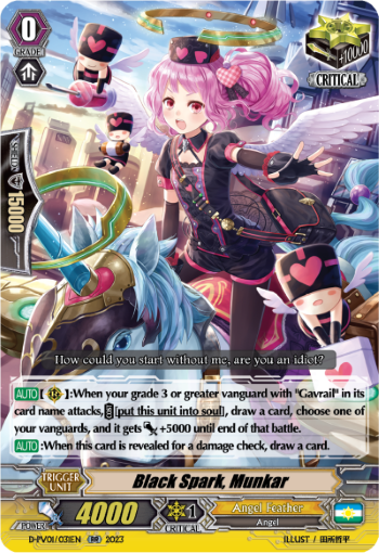 Black Spark, Munkar - D-PV01/031EN - RR
