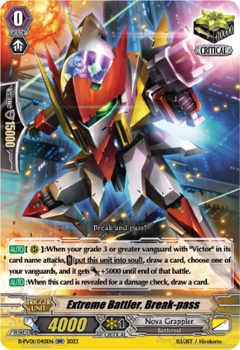 Extreme Battler, Break-pass - D-PV01/040EN - RR