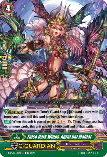 False Dark Wings, Agrat bat Mahlat - D-PV01/092EN - C