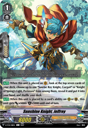 Sunshine Knight, Jeffrey - D-PV01/318EN - C