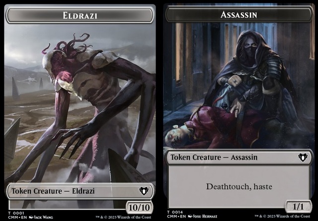 Eldrazi (0001) // Assassin (0014) Double-Sided Token