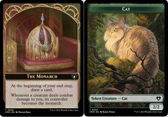 The Monarch (0050) // Cat (0030) Double-Sided Token