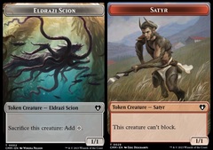 Eldrazi Scion (0002) // Satyr (0029) Double-Sided Token