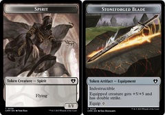 Spirit (0039) // Stoneforged Blade (0046) Double-Sided Token