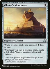 Oketra's Monument (PAGL) - The List