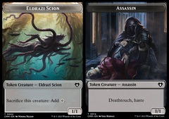 Eldrazi Scion (0002) // Assassin (0014) Double-Sided Token