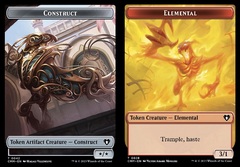 Construct (0042) // Elemental (0026) Double-Sided Token - Foil