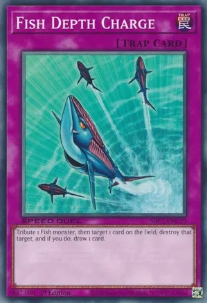 Fish Depth Charge - SBC1-ENC19 - Common - 1st Edition