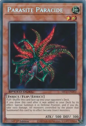 Parasite Paracide - SBC1-END02 - Secret Rare - 1st Edition