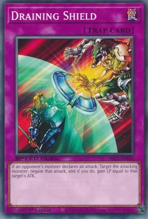 Draining Shield - SBC1-ENE20 - Common - 1st Edition
