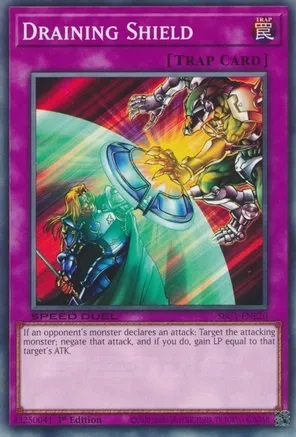 Draining Shield - SBC1-ENE20 - Common - 1st Edition