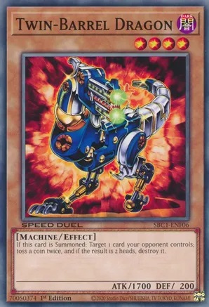 Twin-Barrel Dragon - SBC1-ENF06 - Common - 1st Edition