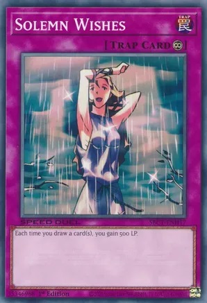 Solemn Wishes - SBC1-ENH17 - Common - 1st Edition