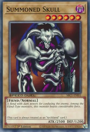 Summoned Skull - SBC1-ENI01 - Common - 1st Edition