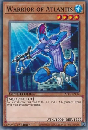 Warrior of Atlantis - SBC1-ENI12 - Common - 1st Edition