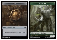 Clue (0040) // Elephant (0031) Double-Sided Token - Foil