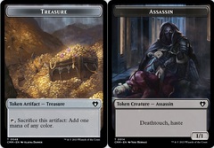 Treasure (0048) // Assassin (0014) Double-Sided Token - Foil