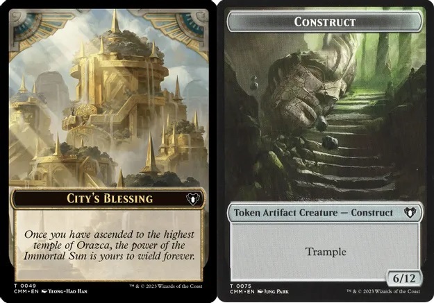 Citys Blessing (0049) // Construct (0075) Double-Sided Token
