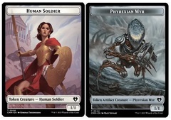 Human Soldier (0006) // Phyrexian Myr (0044) Double-Sided Token