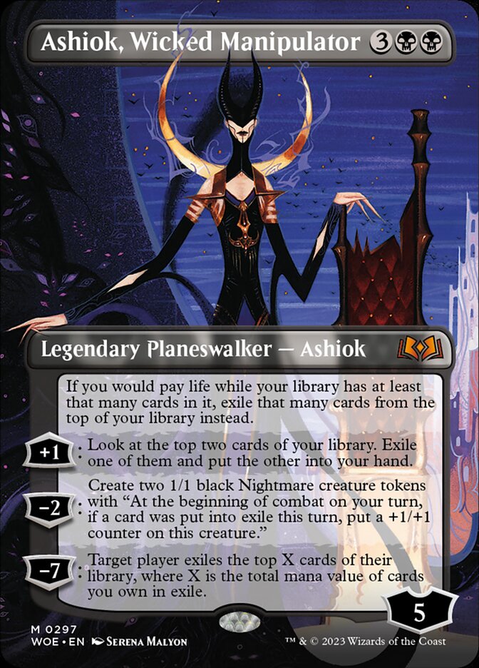 Ashiok, Wicked Manipulator - Foil - Borderless