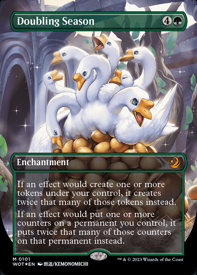 Doubling Season - Confetti Foil - Anime Borderless