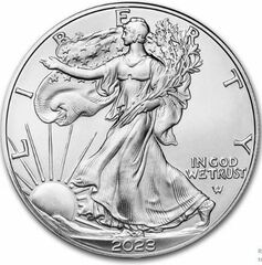 2023 1 oz American Silver Eagle Coin BU