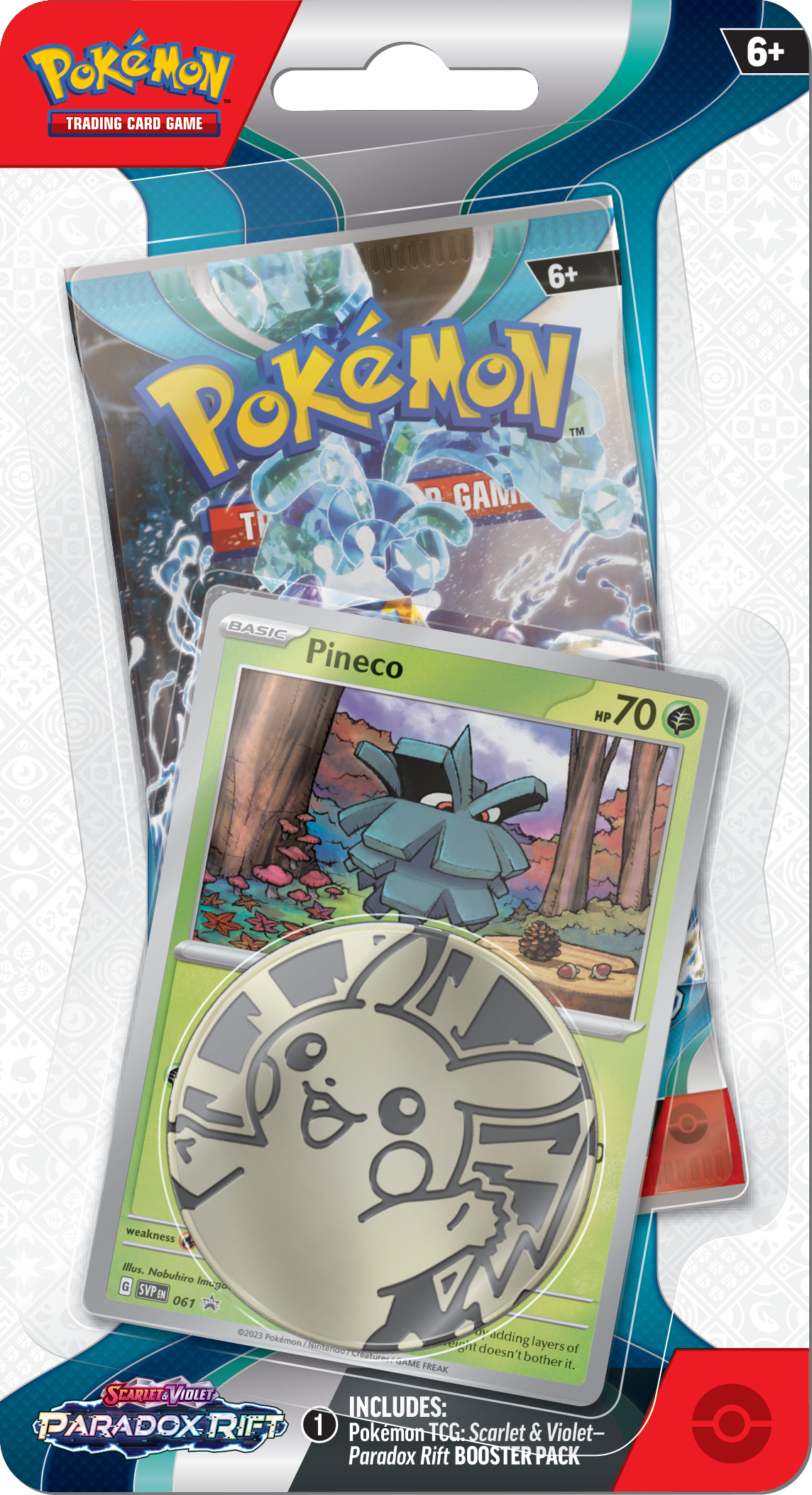 Pokemon - Scarlet & Violet - Paradox Rift Checklane Pack Blister - Pineco