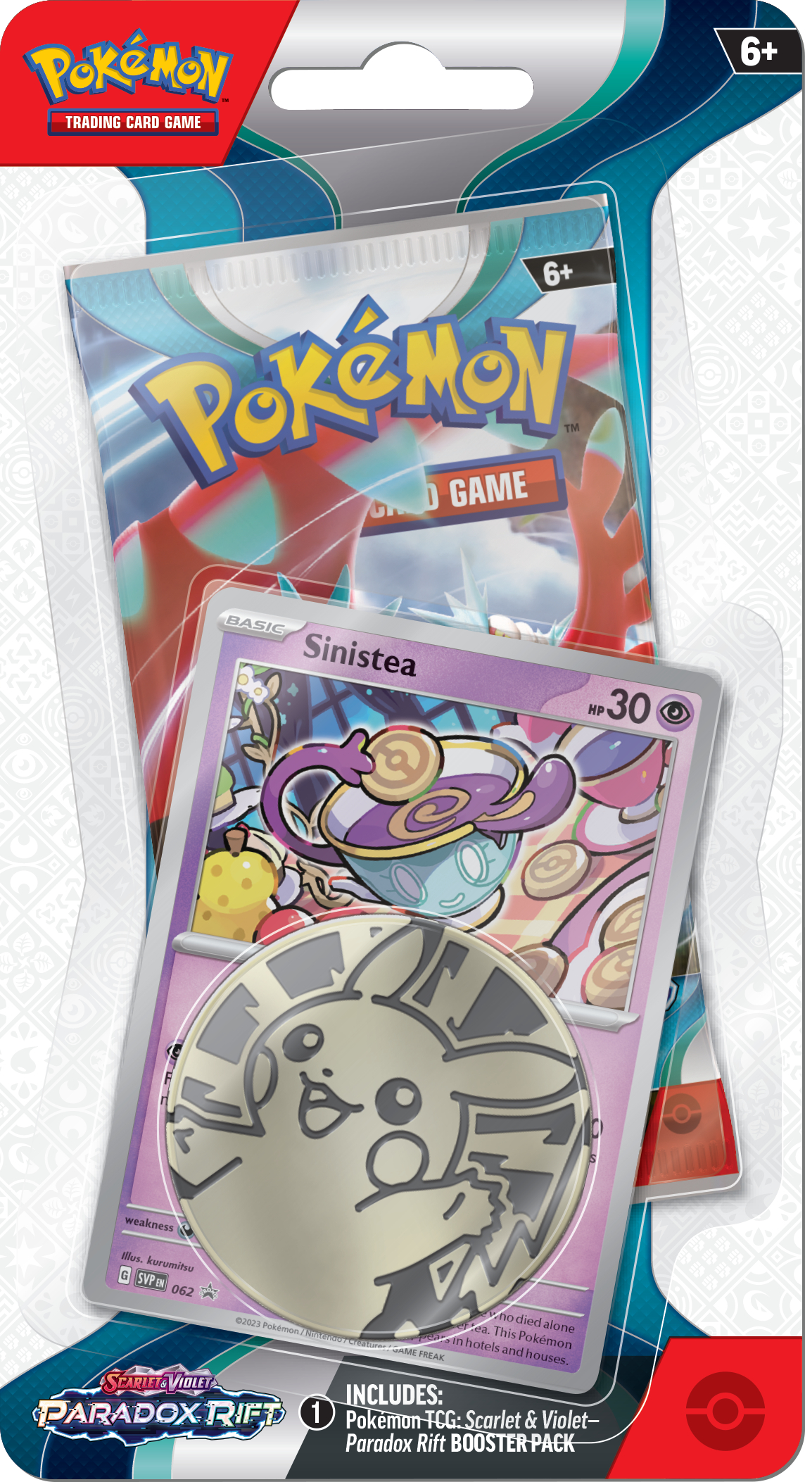 Pokemon - Scarlet & Violet - Paradox Rift Checklane Pack Blister - Sinistea