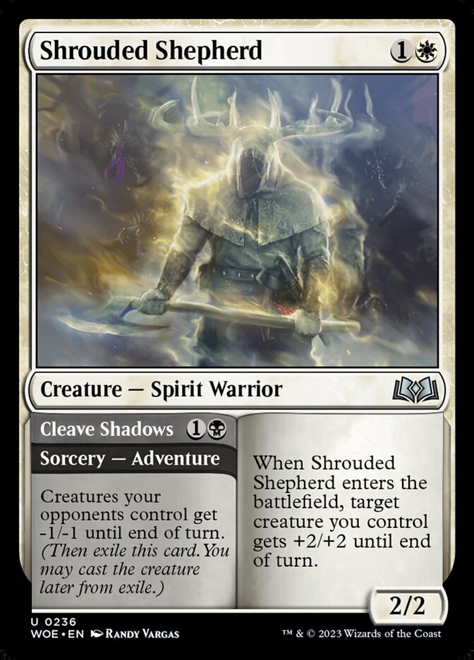 Shrouded Shepherd // Cleave Shadws - Foil