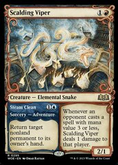 Scalding Viper // Steam Clean (0295) (Showcase) - Foil