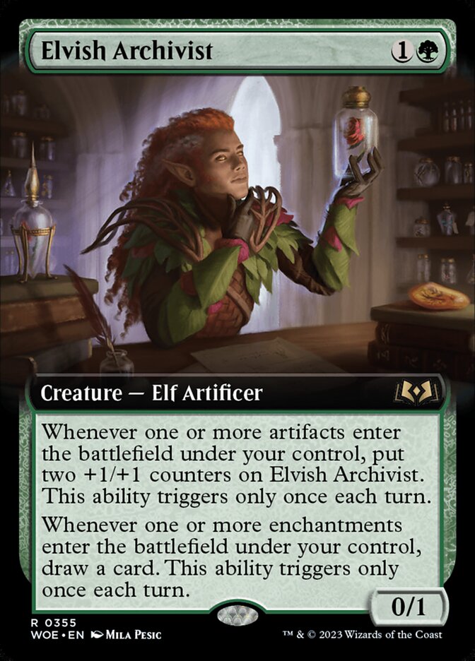 Elvish Archivist - Foil - Extended Art