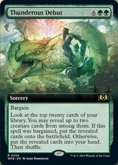 Thunderous Debut - Foil - Extended Art