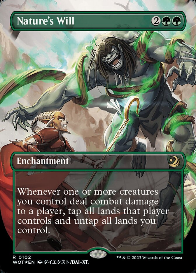 Natures Will - Confetti Foil - Anime Borderless