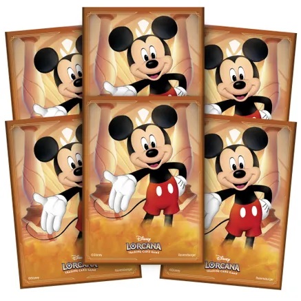 Disney Lorcana: The First Chapter Card Sleeves - Mickey Mouse (65-Pack)