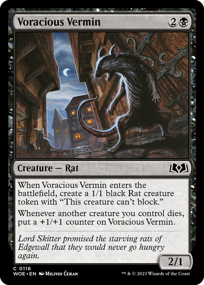 Voracious Vermin - Foil