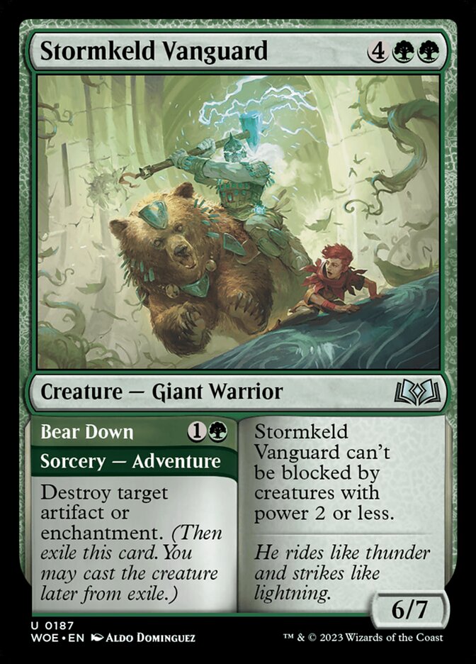 Stormkeld Vanguard // Bear Down - Foil