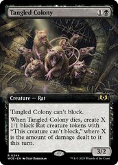 Tangled Colony (0344) (Extended Art) - Foil