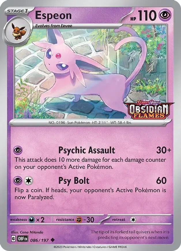 Espeon - 086/197 - Best Buy Exclusive Promo