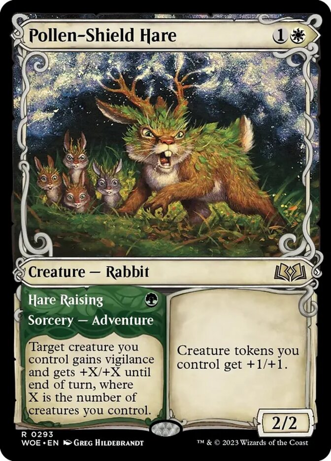 Pollen-Shield Hare // Hare Raising - Foil - Showcase