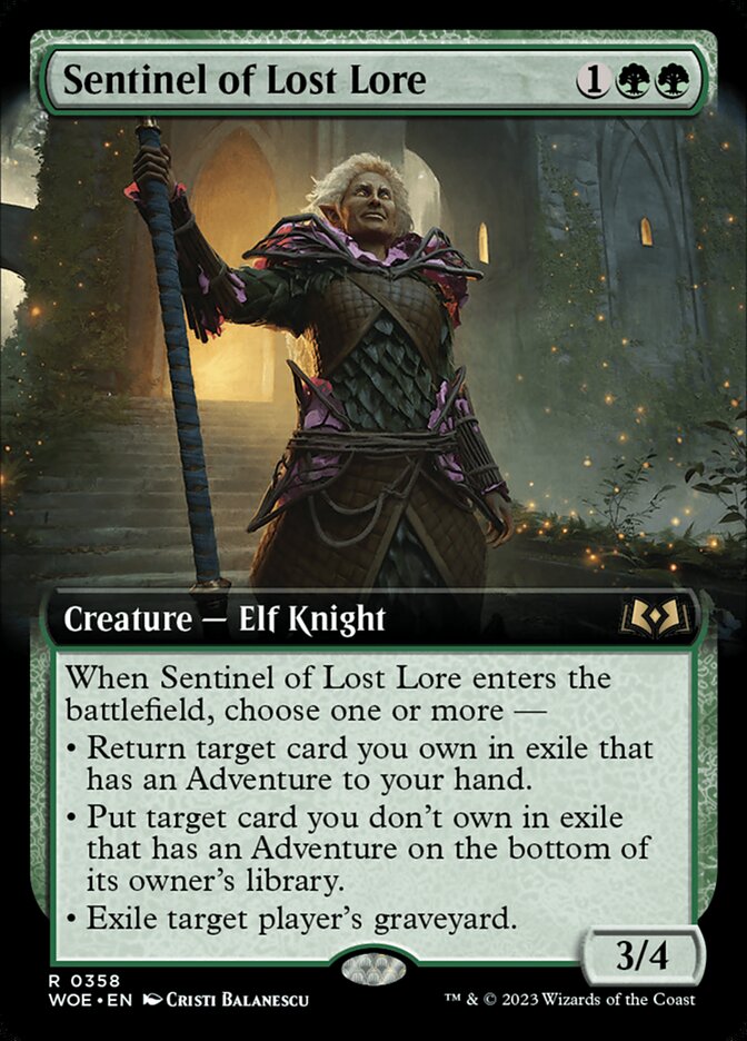 Sentinel of Lost Lore - Extended Art