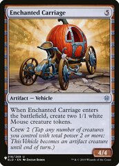 Enchanted Carriage - The List