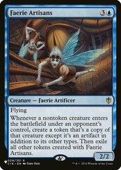 Faerie Artisans - The List