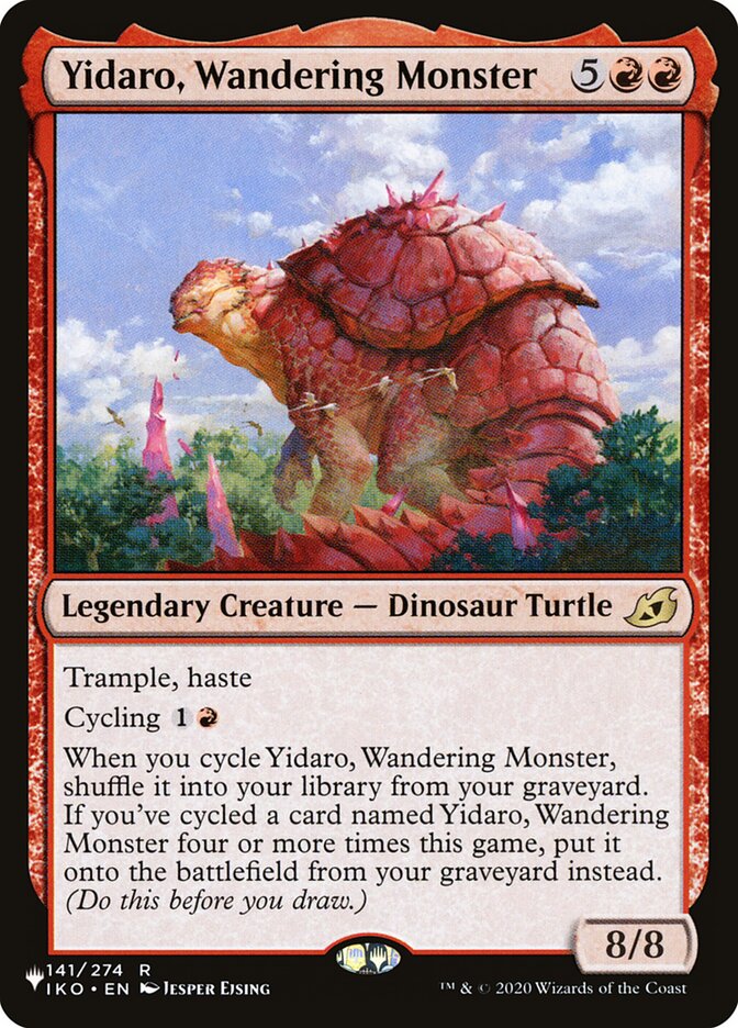 Yidaro, Wandering Monster - The List