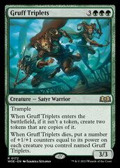 Gruff Triplets - Foil