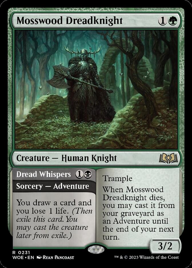 Mosswood Dreadknight // Dread Whispers - Foil