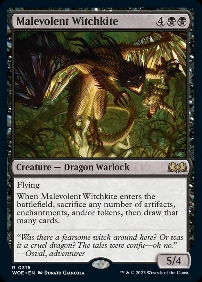 Malevolent Witchkite - Foil