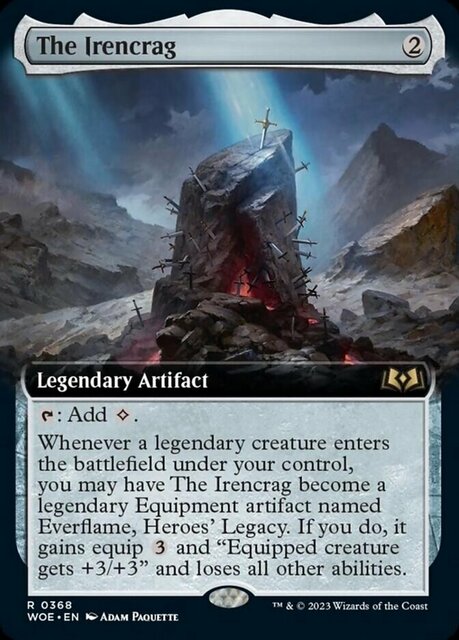 The Irencrag - Foil - Extended Art